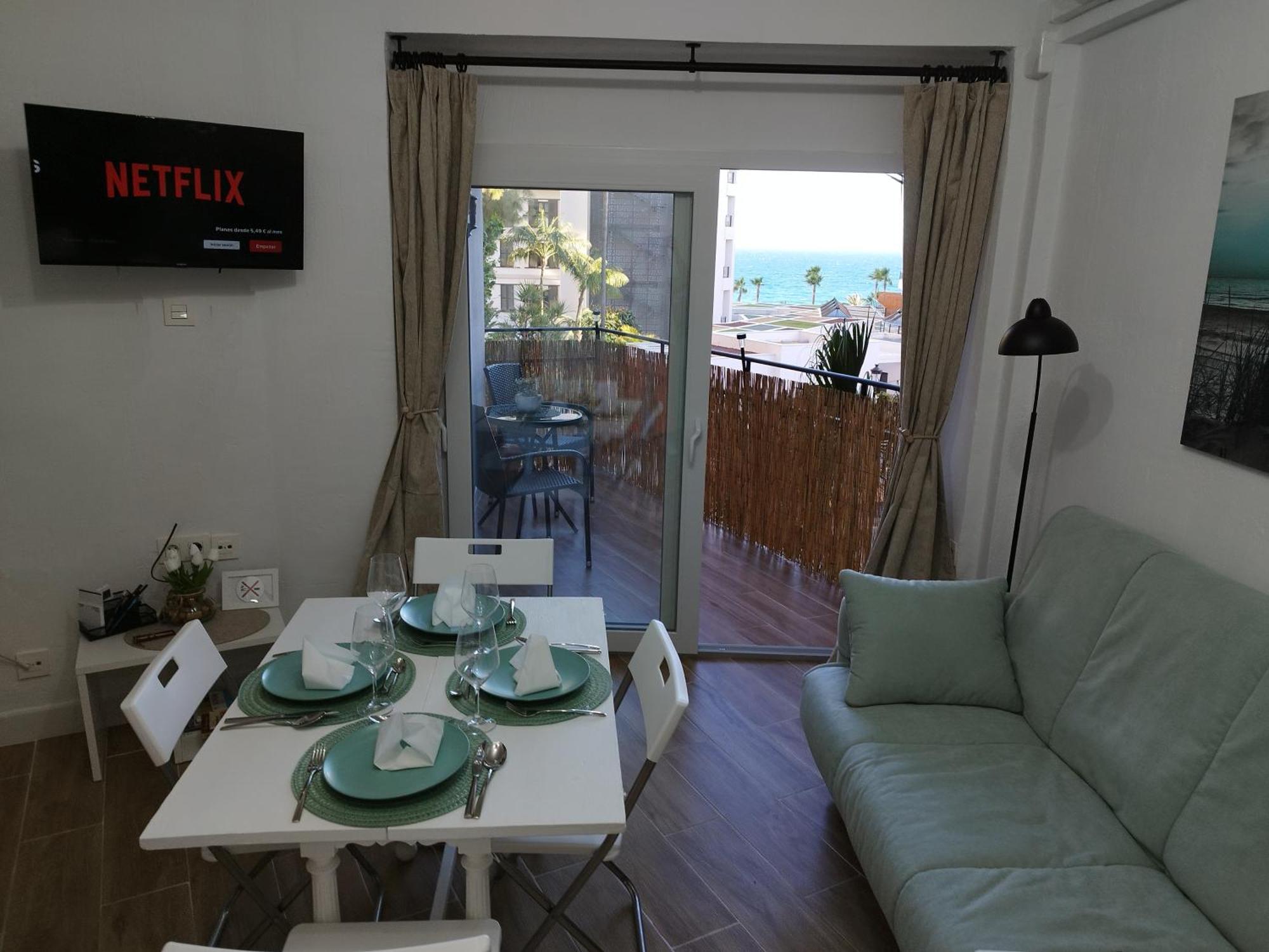 Amazing Front Sea View Studio. Marbella Centre Kültér fotó